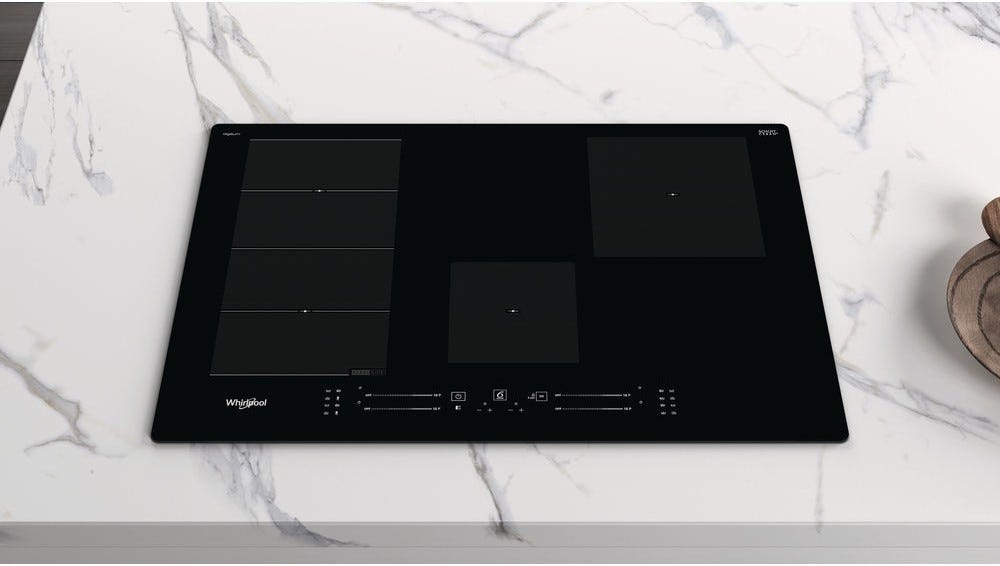 Whirlpool WFS0377NEIXL Piano cottura induzione cm. 77 - vetroceramica nero
