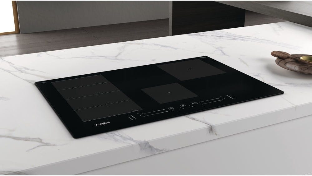 Whirlpool WFS0377NEIXL Piano cottura induzione cm. 77 - vetroceramica nero