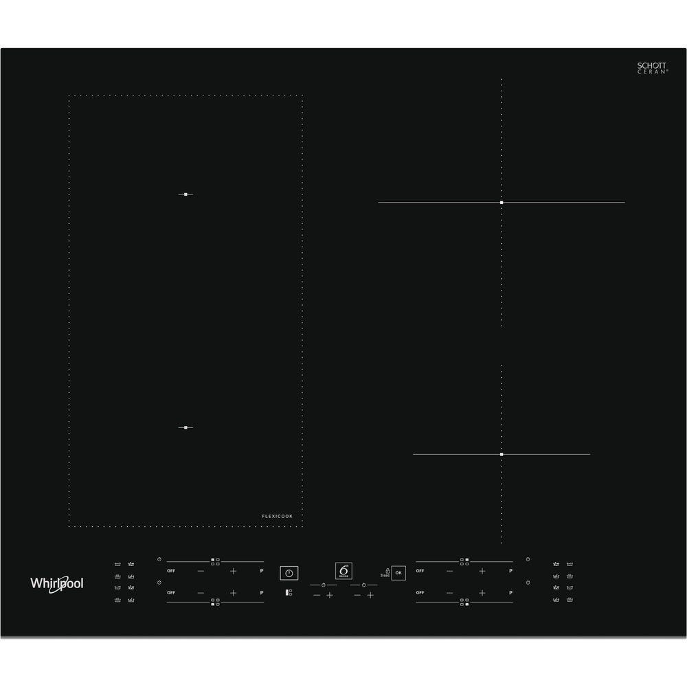 Whirlpool WLB1160BF Piano cottura induzione cm. 59 - vetroceramica nero