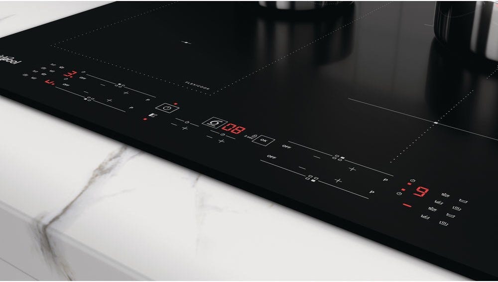 Whirlpool WLB1160BF Piano cottura induzione cm. 59 - vetroceramica nero