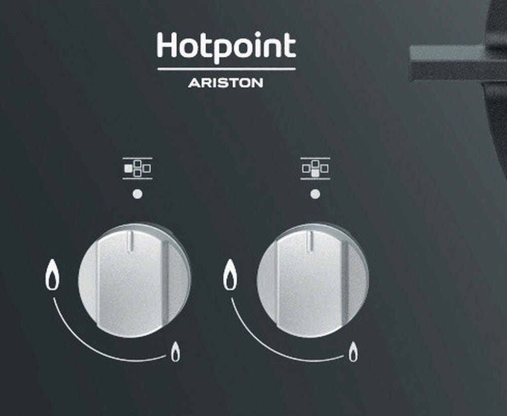 Hotpoint Ariston HAGD 61S/MR Piano cottura cm. 60 - vetro specchio