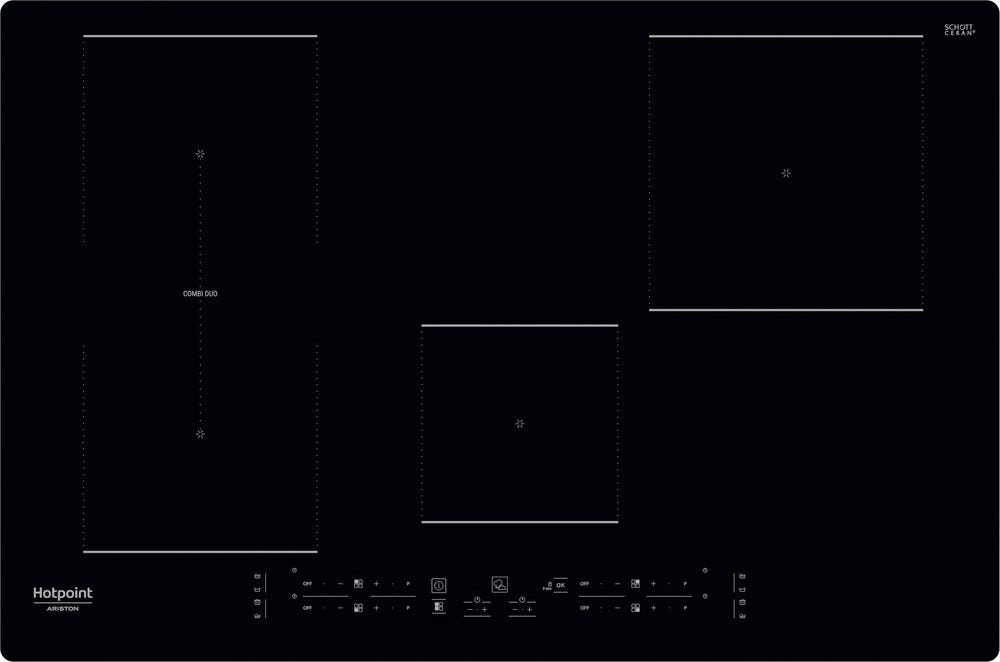 Hotpoint Ariston HB 0577B NE Piano cottura a induzione cm. 77 - vetroceramica nero
