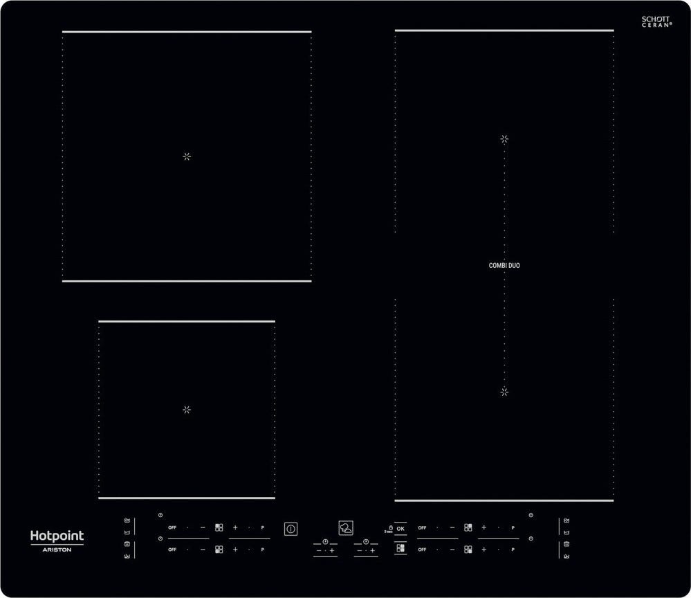 Hotpoint Ariston HB 4860B NE Piano cottura a induzione cm. 59 - vetroceramica nero