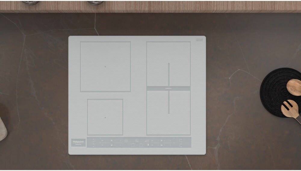 Hotpoint Ariston HB 8460B NE/W Piano cottura a induzione cm. 59 - vetroceramica bianco