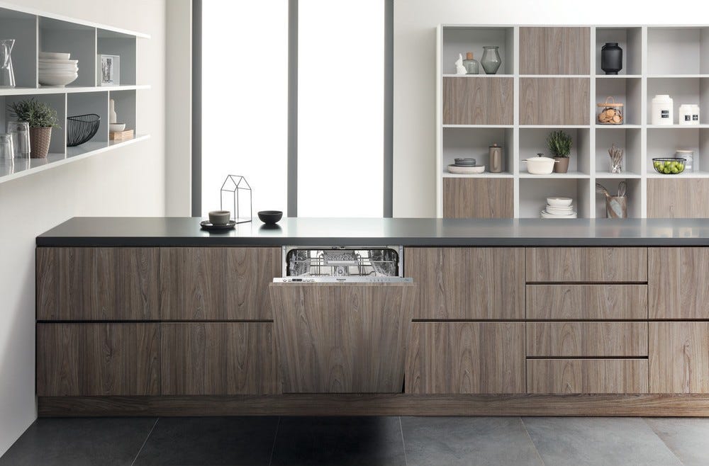 Hotpoint Ariston HIS 7030 WEL Lavastoviglie integrata totale cm. 60 - 14 coperti - cerniere sliding
