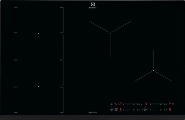 Electrolux EIV85443 FlexiBridge® 800 Piano cottura induzione cm. 78 - vetroceramica nero