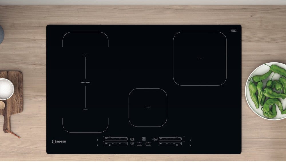 Indesit IB 21B77 NE Piano cottura a induzione cm. 77 - vetroceramica nero