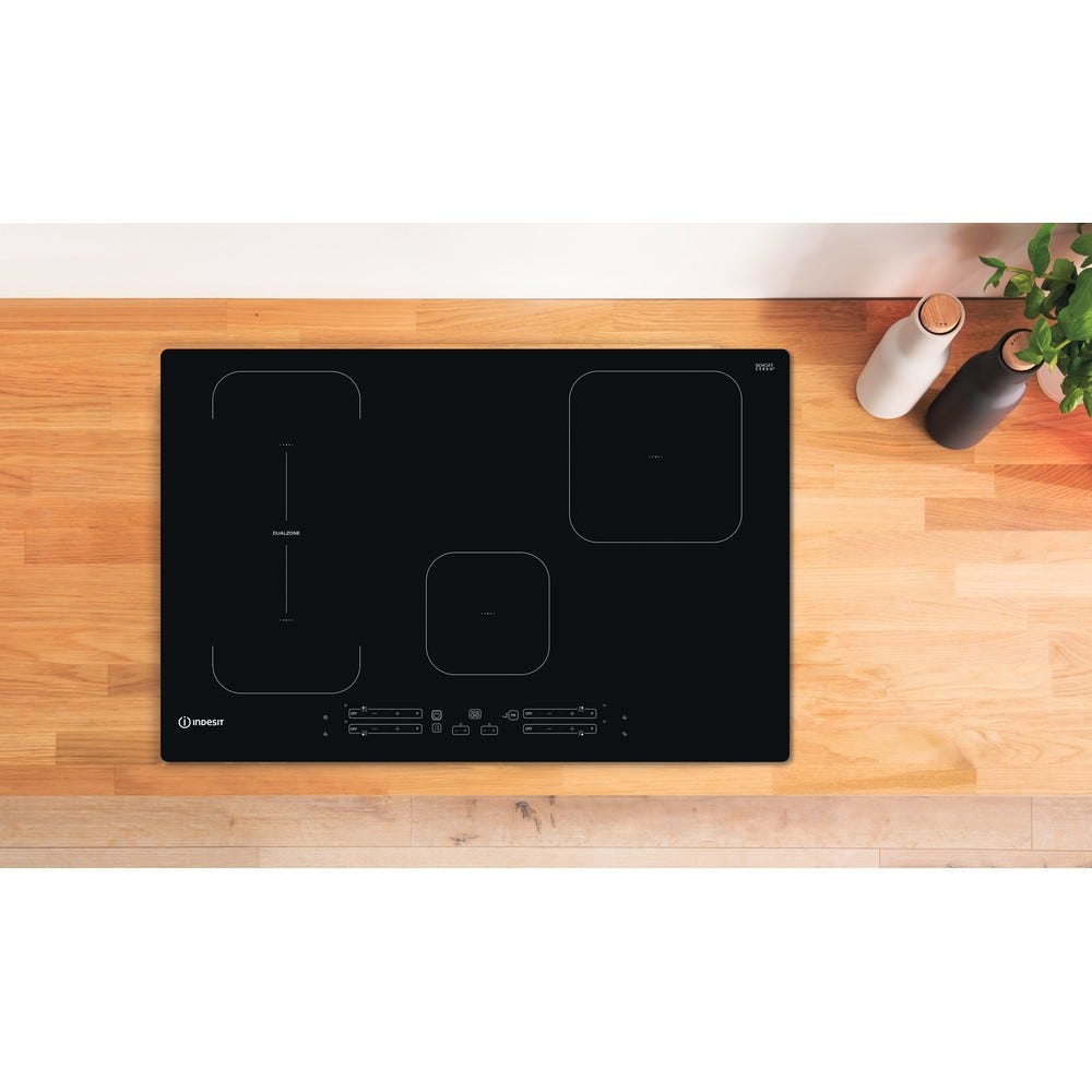 Indesit IB 21B77 NE Piano cottura a induzione cm. 77 - vetroceramica nero