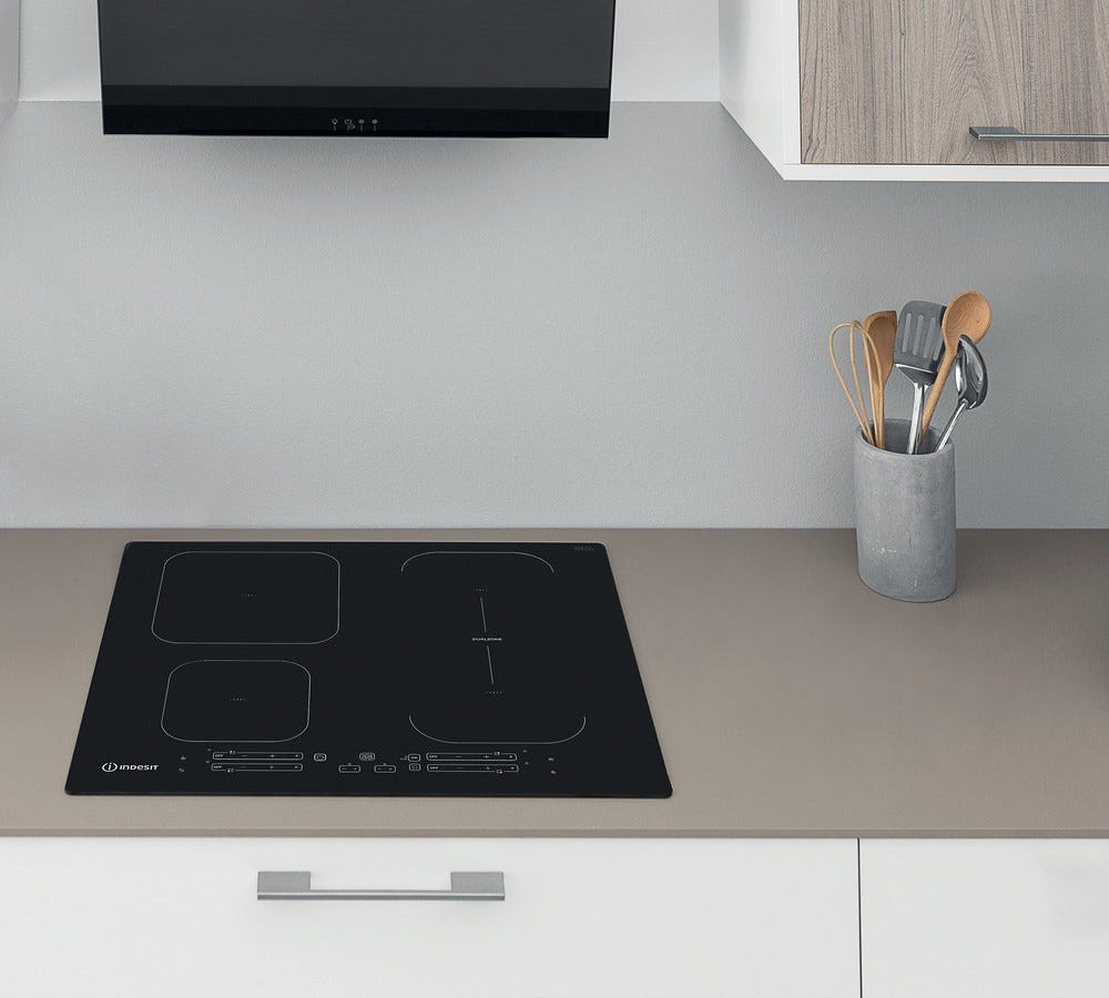 Indesit IB 65B60 NE Piano cottura a induzione cm. 59 - vetroceramica nero