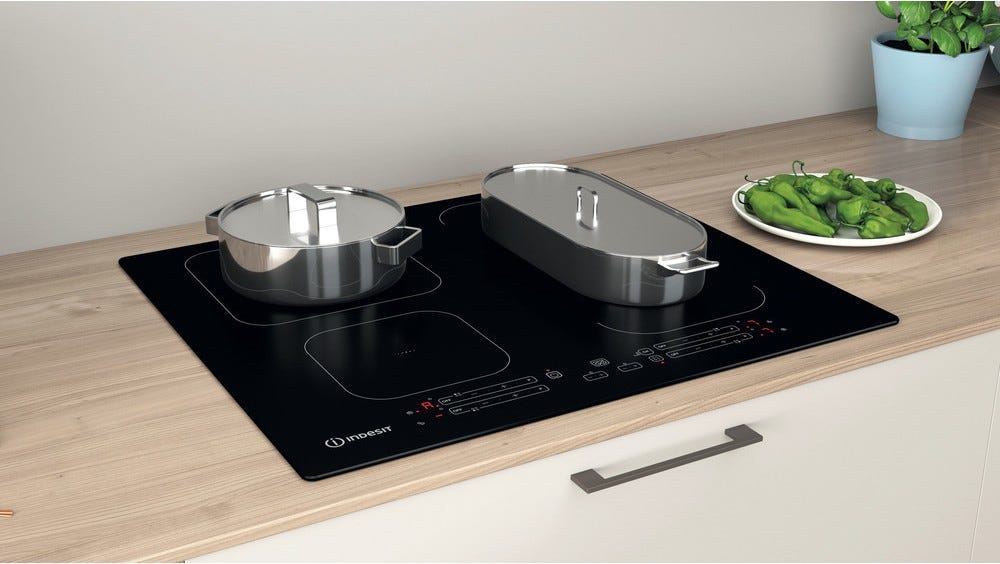 Indesit IB 65B60 NE Piano cottura a induzione cm. 59 - vetroceramica nero