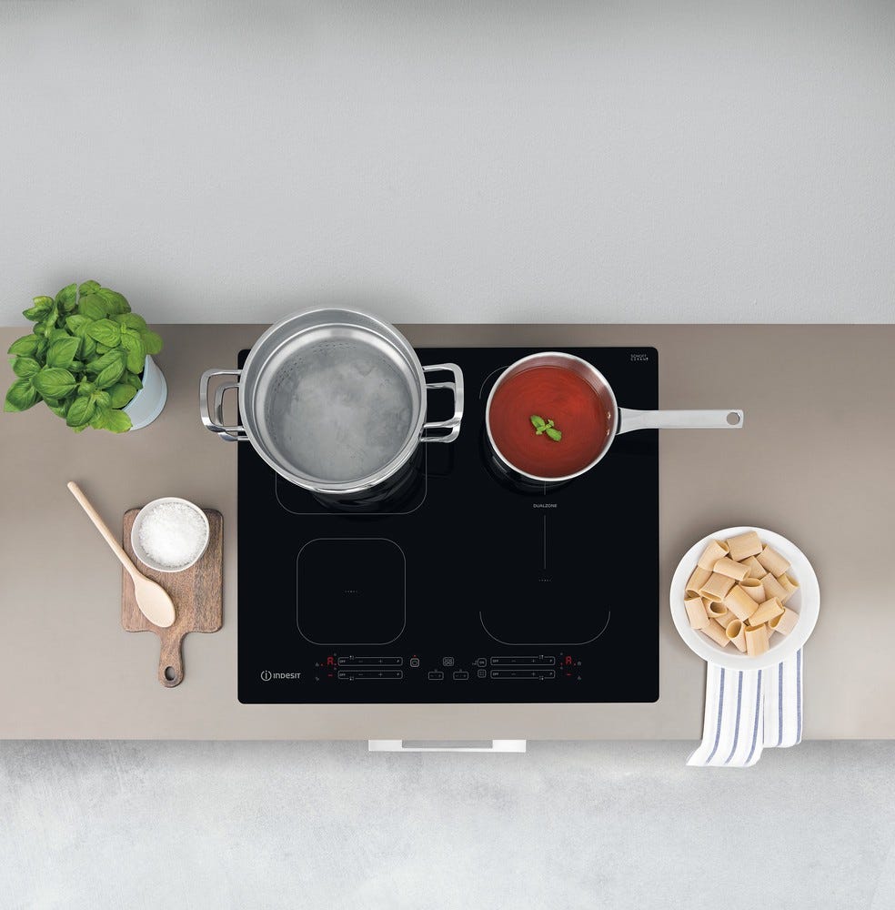 Indesit IB 65B60 NE Piano cottura a induzione cm. 59 - vetroceramica nero