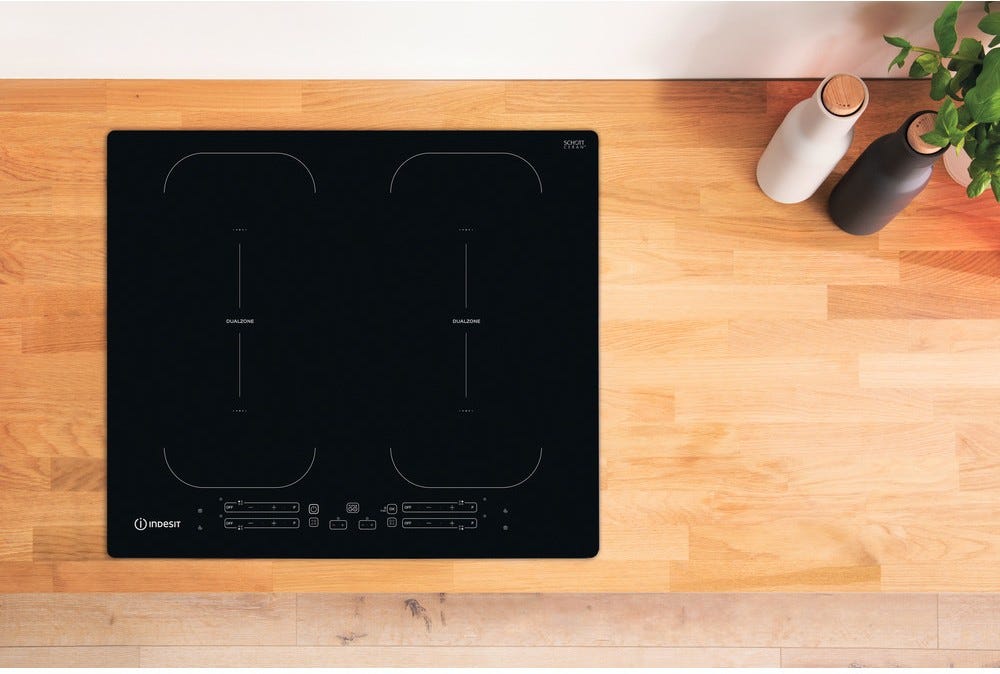 Indesit IB 88B60 NE Piano cottura a induzione cm. 59 - vetroceramica nero