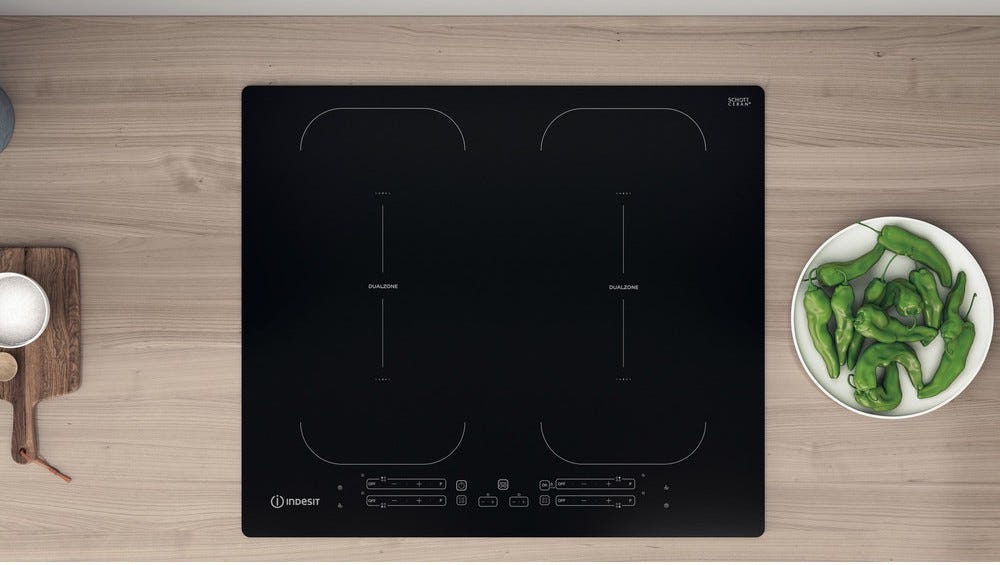 Indesit IB 88B60 NE Piano cottura a induzione cm. 59 - vetroceramica nero