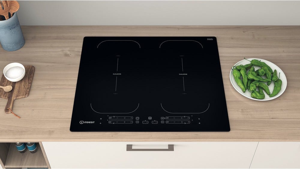 Indesit IB 88B60 NE Piano cottura a induzione cm. 59 - vetroceramica nero