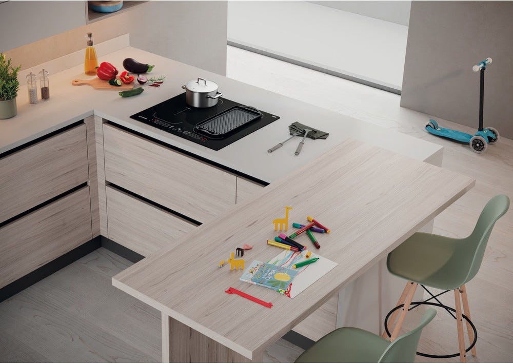 Indesit IB 88B60 NE Piano cottura a induzione cm. 59 - vetroceramica nero