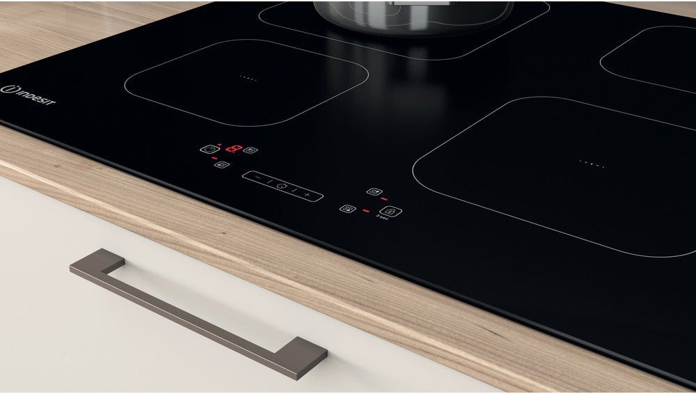 Indesit IS 83Q60 NE Piano cottura a induzione cm. 59 - vetroceramica nero