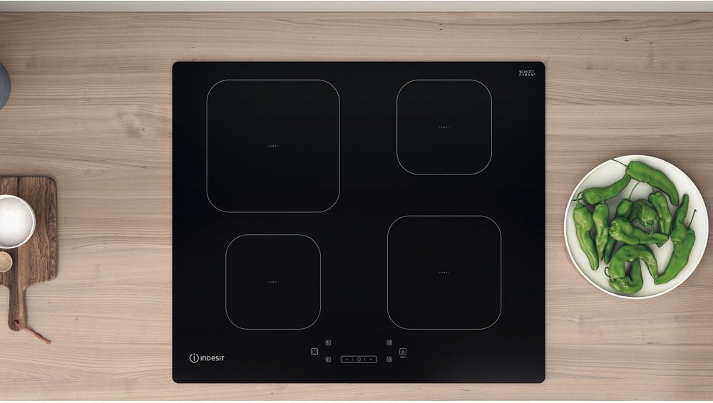 Indesit IS 83Q60 NE Piano cottura a induzione cm. 59 - vetroceramica nero