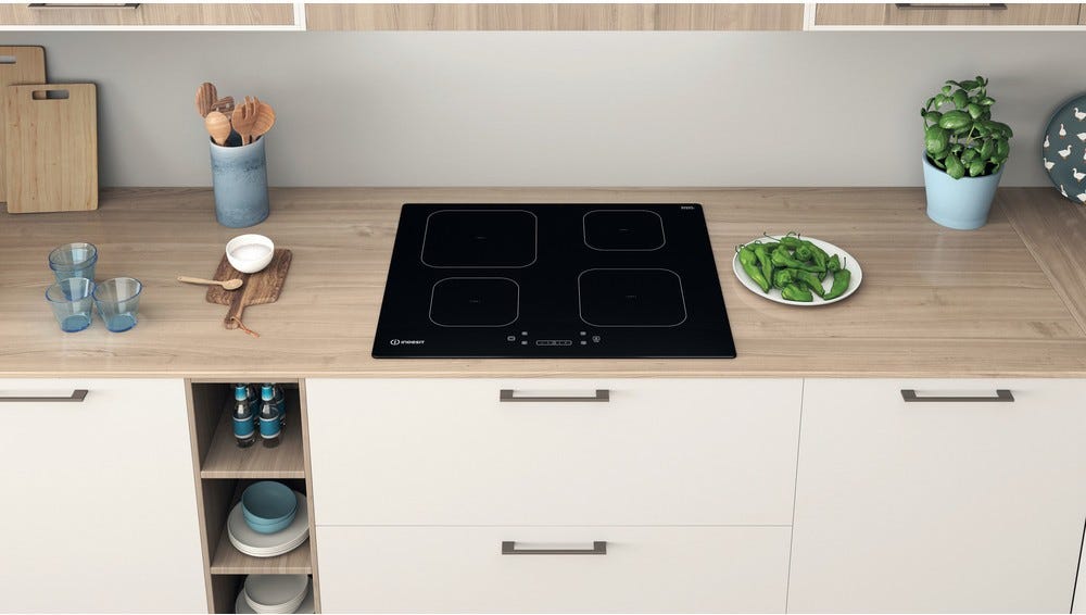 Indesit IS 83Q60 NE Piano cottura a induzione cm. 59 - vetroceramica nero