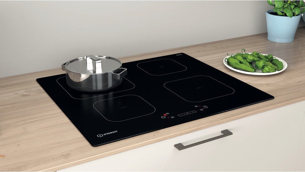 Indesit IS 83Q60 NE Piano cottura a induzione cm. 59 - vetroceramica nero