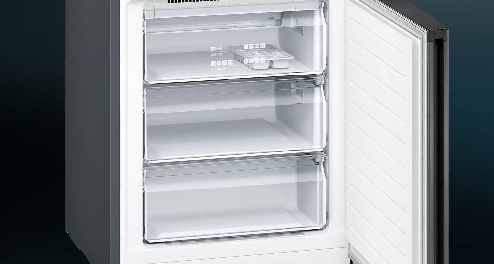 Siemens KG49NXXEA iQ300 Frigorifero con congelatore cm 70 h 203 - 435 lt - nero