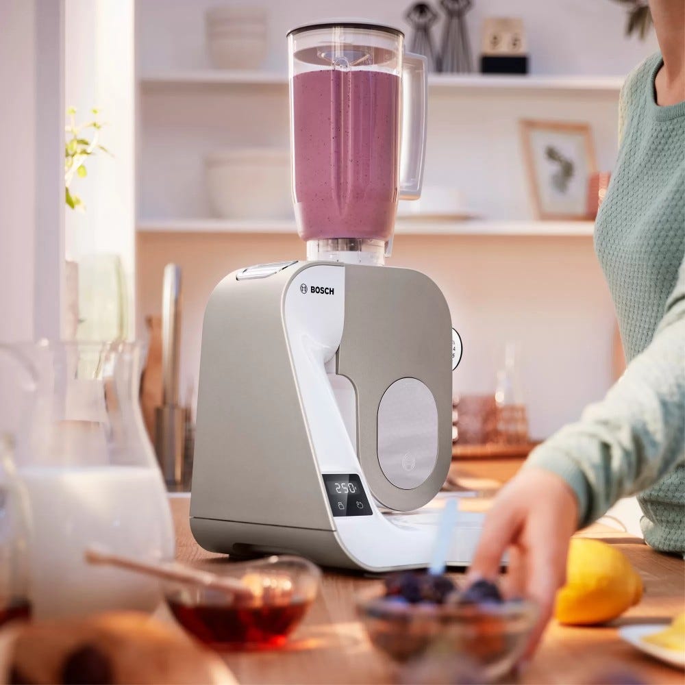 Bosch MUM5XW20 MUM5 Robot da cucina multifunzione - 3,9 lt - bianco / champagne