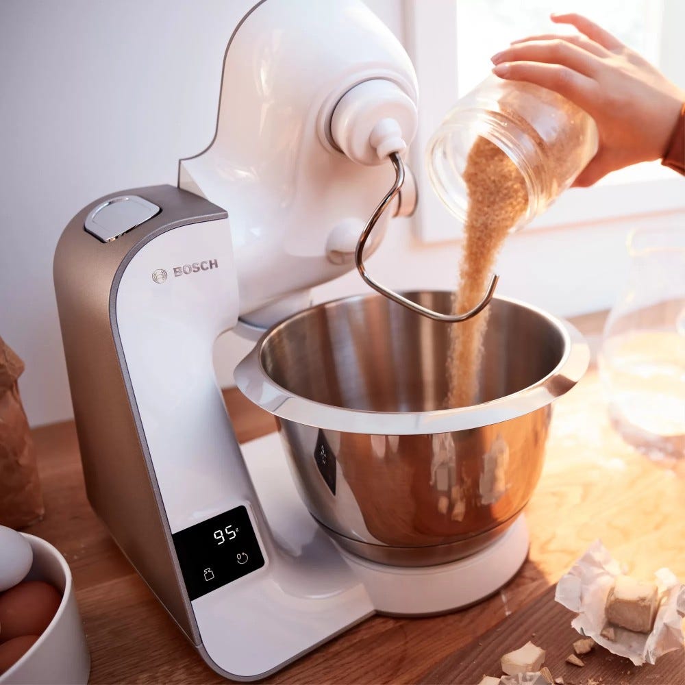Bosch MUM5XW20 MUM5 Robot da cucina multifunzione - 3,9 lt - bianco / champagne