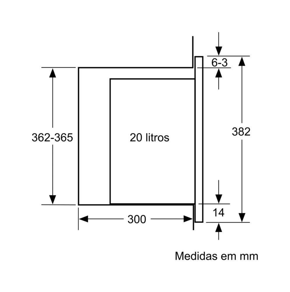 Bosch BFL520MS0 Serie 4 Forno microonde da incasso cm 60 h. 38 cm - inox