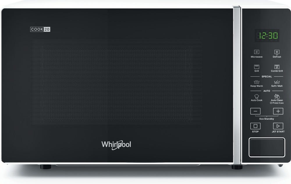 Whirlpool MWP 203 W Forno a microonde cm 45 - bianco/nero