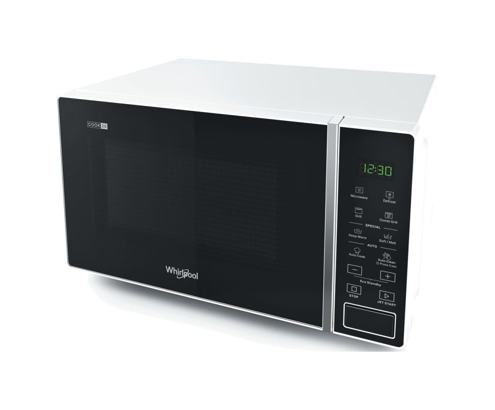 Whirlpool MWP 203 W Forno a microonde cm 45 - bianco/nero