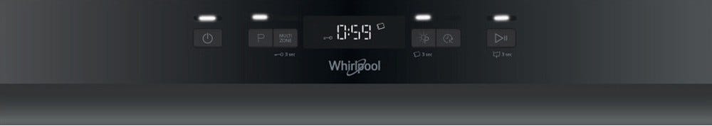 Whirlpool WB 6020 P X Lavastoviglie integrata parziale cm. 60 - 14 coperti - frontalino inox