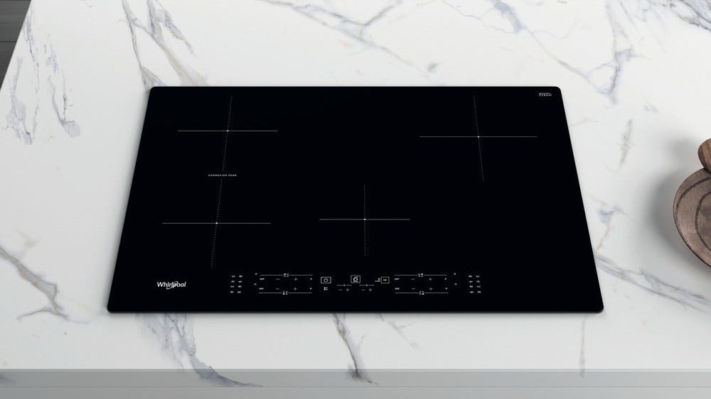 Whirlpool WB B4877 NE Piano cottura a induzione cm. 77 - vetroceramica nero