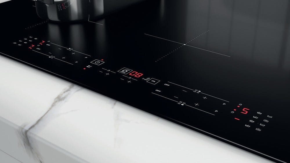 Whirlpool WB B4877 NE Piano cottura a induzione cm. 77 - vetroceramica nero
