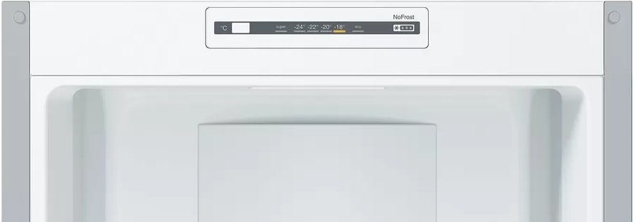 Bosch KGN36NLEA 2 Frigorifero con congelatore a libera installazione - cm. 60 h 186 - lt. 302 - inox