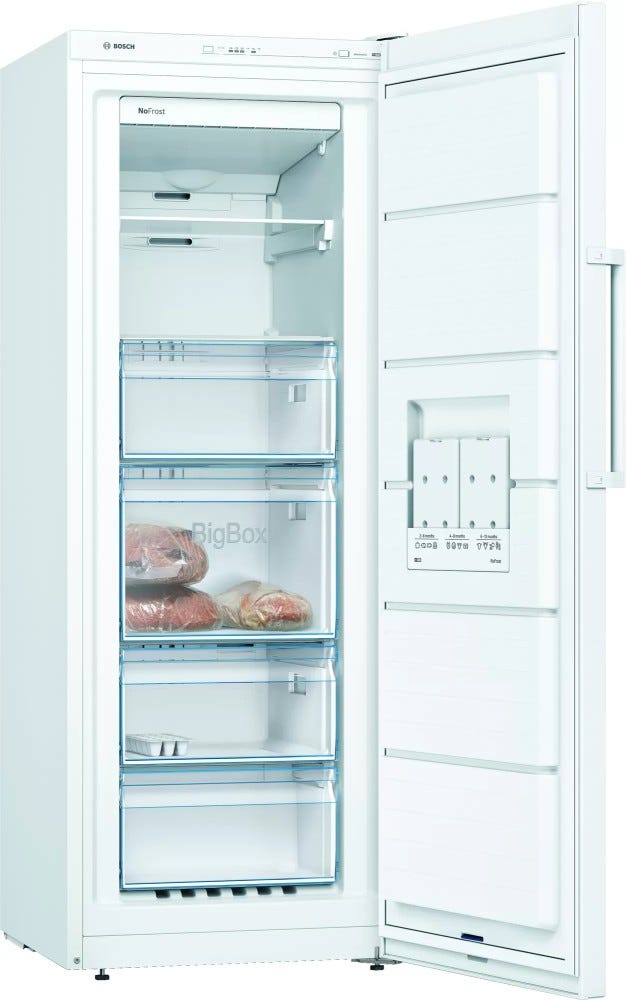 Bosch GSN29VWEP 4 Congelatore verticale a libera installazione cm. 60 - h. 161 - 200 lt. - bianco