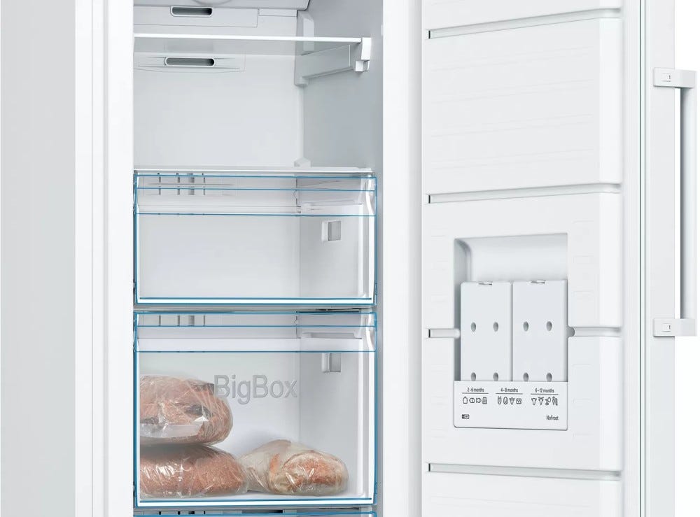Bosch GSN29VWEP 4 Congelatore verticale a libera installazione cm. 60 - h. 161 - 200 lt. - bianco