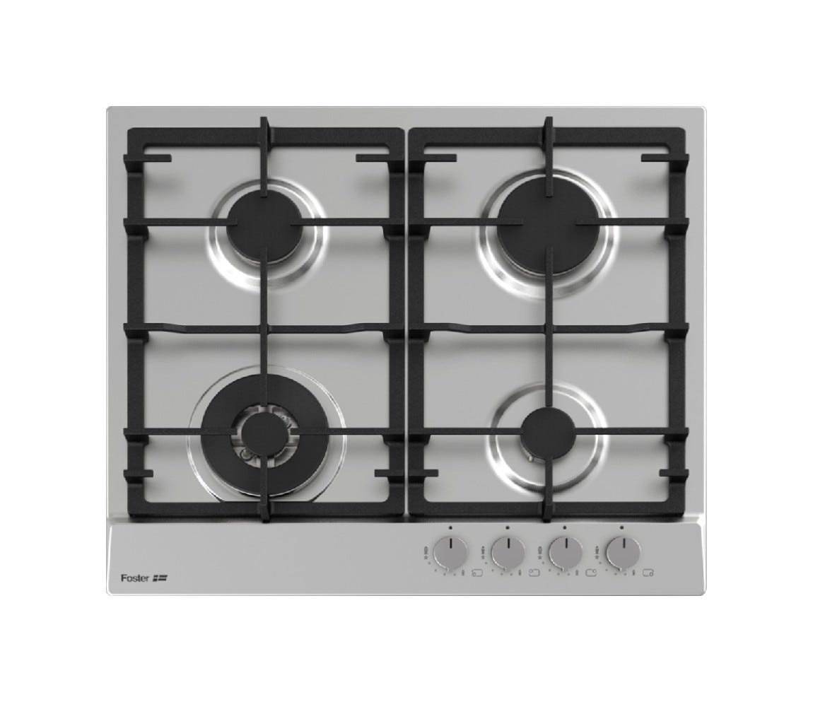 Foster 7014032 Power Piano cottura gas cm 58 - inox spazzolato