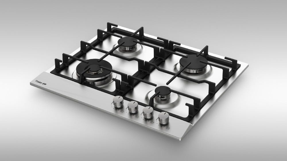 Foster 7014032 Power Piano cottura gas cm 58 - inox spazzolato