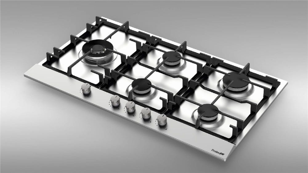 Foster 7016032 Power Piano cottura gas cm 86 - inox spazzolato