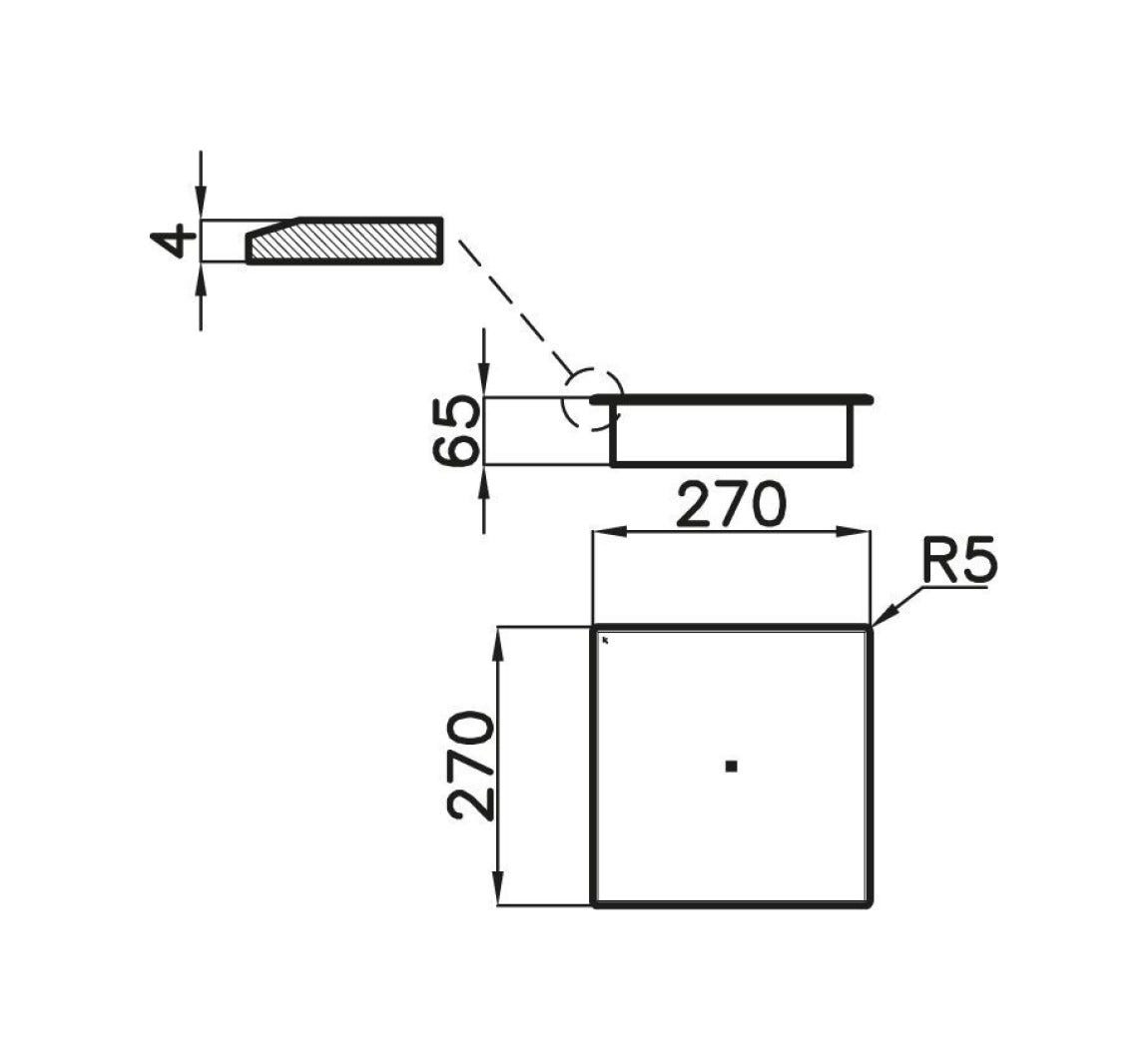 Foster 7364270 Modular Quadra Piano cottura a induzione cm 27 - vetroceramica nero