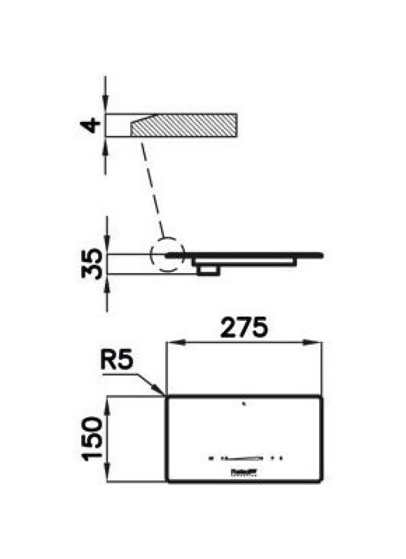 Foster 7365030 Modular Quadra Piano cottura a induzione cm 27 - 30 - 35 - vetroceramica nero
