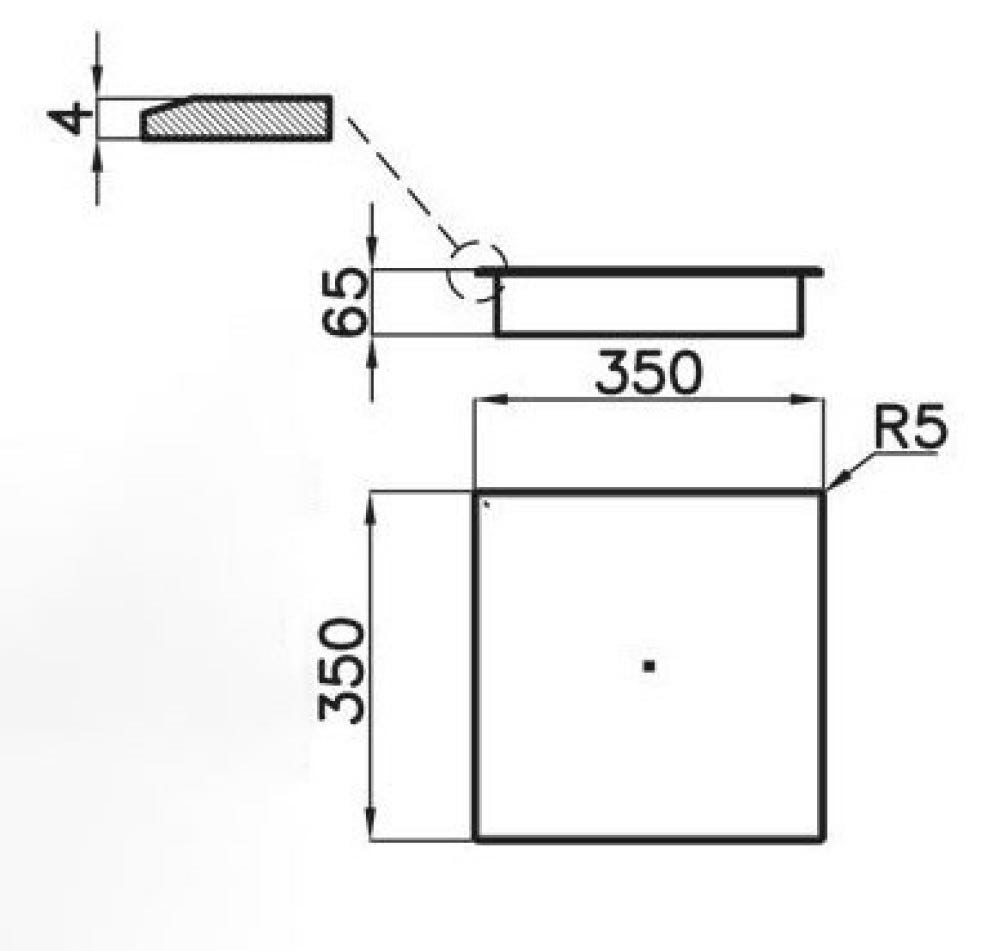 Foster 7365030 Modular Quadra Piano cottura a induzione cm 27 - 30 - 35 - vetroceramica nero