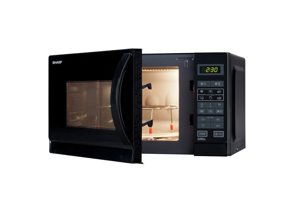 Sharp R642BKW Forno a microonde cm 44 - nero
