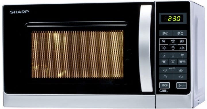 Sharp R642INW Forno a microonde cm 44 - silver