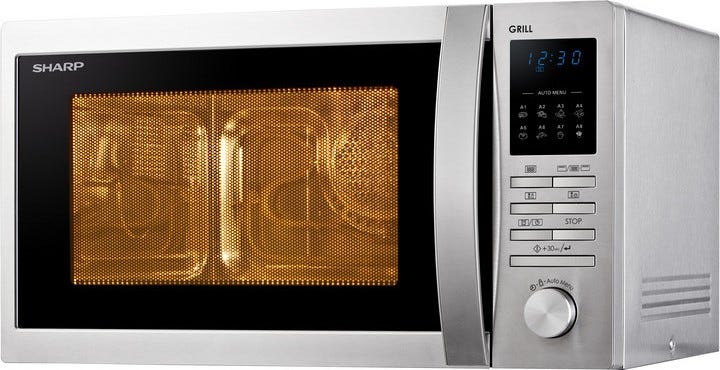 Sharp R722STWE Forno a microonde cm 51 - inox