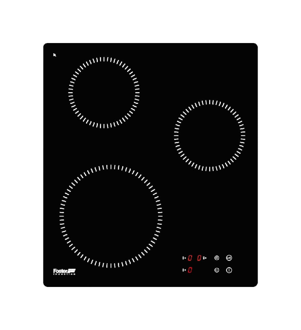 Foster 7373300 S1000 Induction Piano cottura a induzione cm 44 - vetroceramica nero