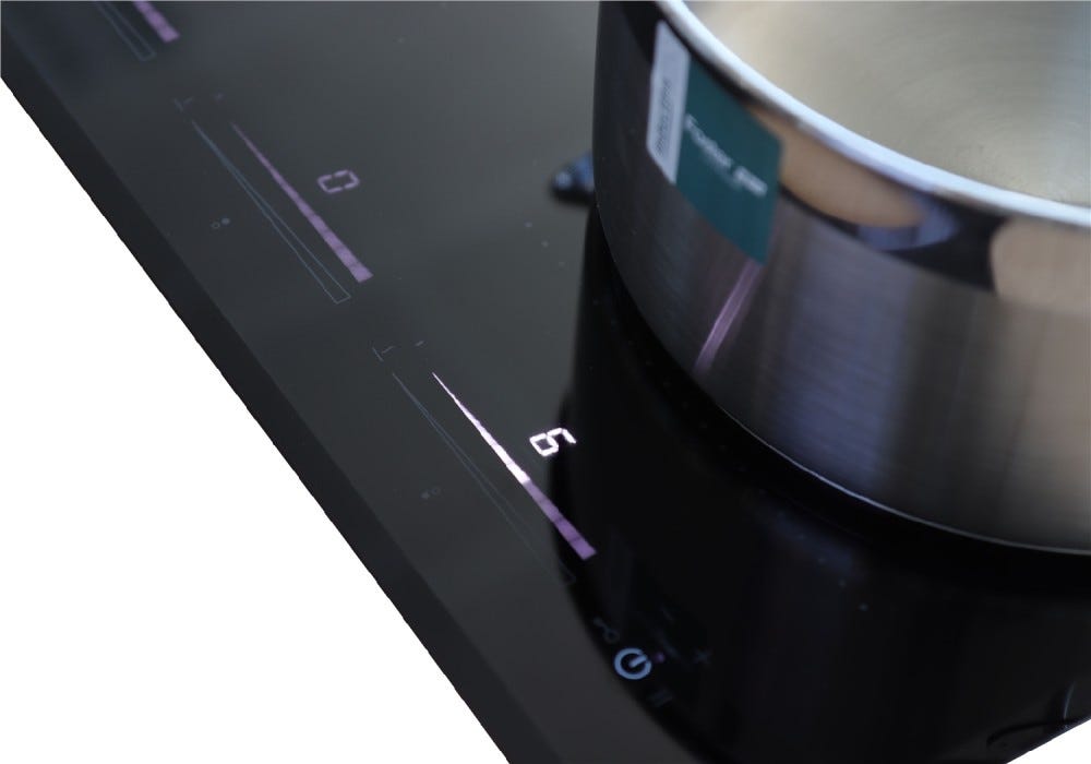 Foster 7383645 KE Piano cottura a induzione cm 77 - vetroceramica nero