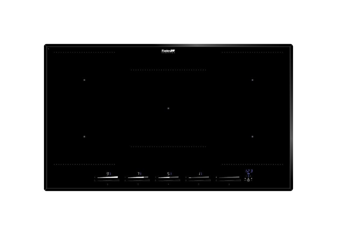 Foster 7384646 KE Piano cottura a induzione cm 86 - vetroceramica nero