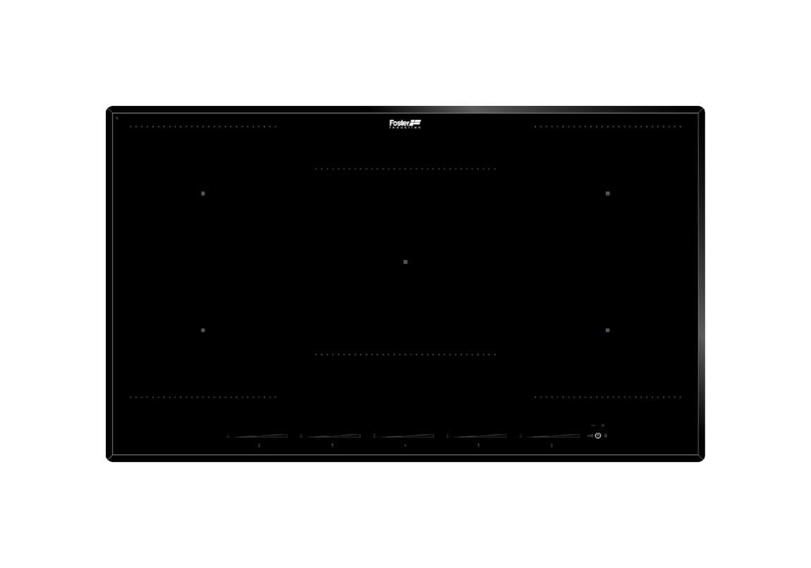 Foster 7384646 KE Piano cottura a induzione cm 86 - vetroceramica nero