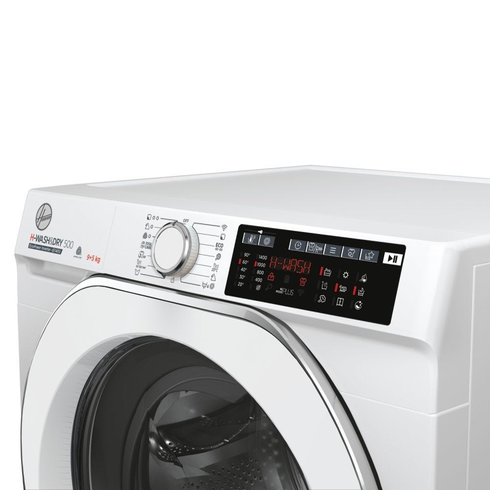 Hoover HD495AMC1S H-Wash&Dry Lavasciuga cm. 60 - lavaggio 9 kg - asciugatura 5 kg - bianco