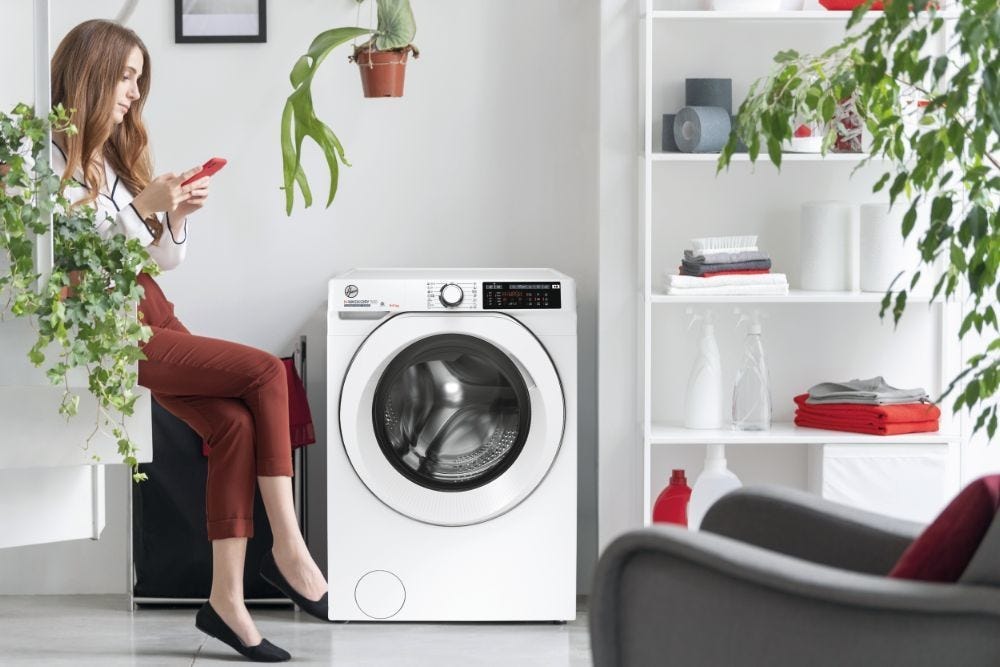 Hoover HD495AMC1S H-Wash&Dry Lavasciuga cm. 60 - lavaggio 9 kg - asciugatura 5 kg - bianco